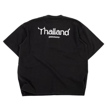 ￼Thailand Elephant Tee faded black