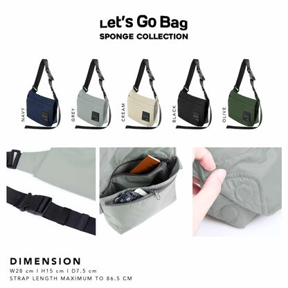 Lets Go Nylon Chest Bag