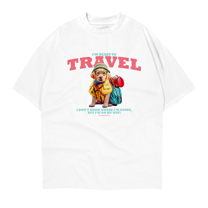 Ready to Travel Oversized T-shirt - White