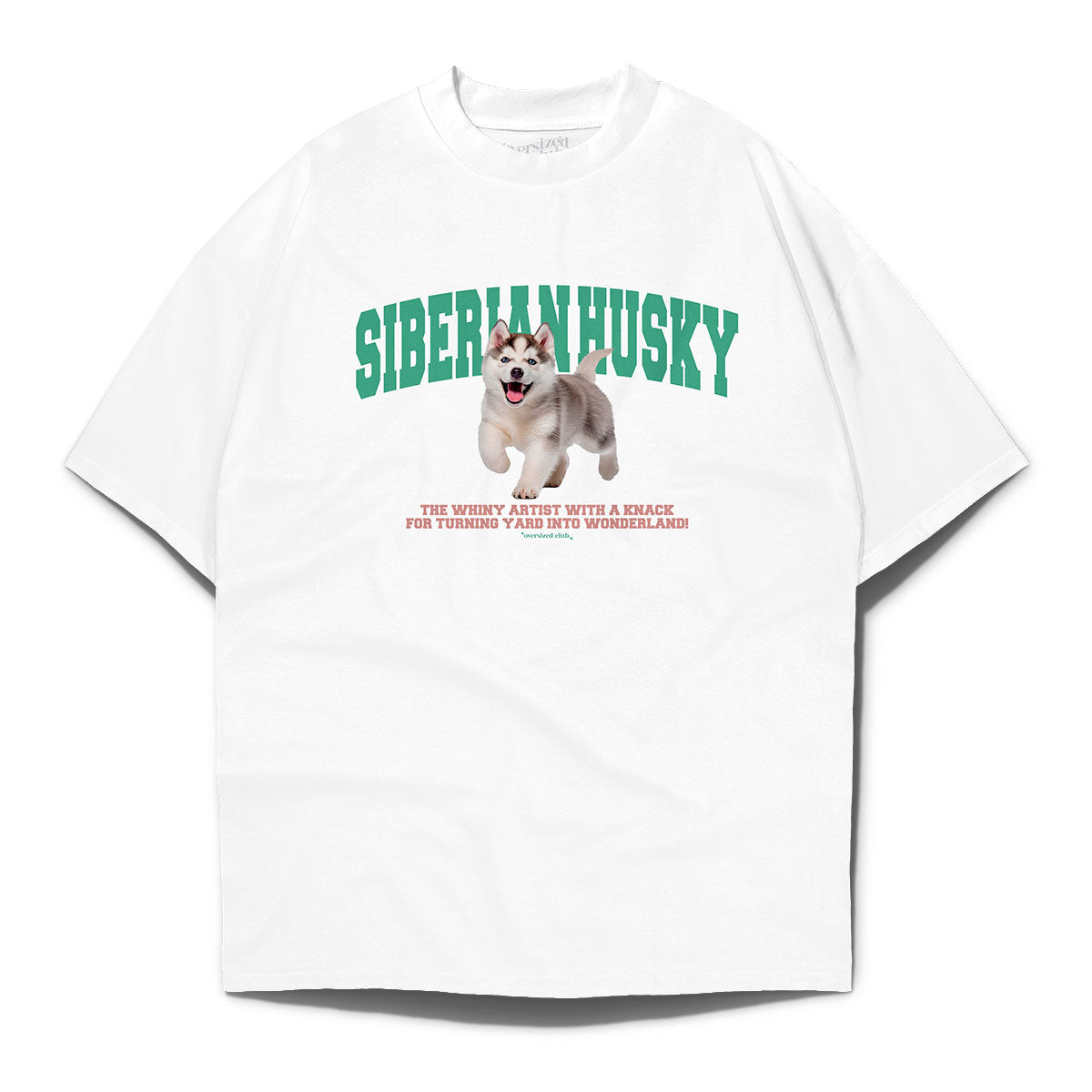 Husky Oversized T-shirt - White