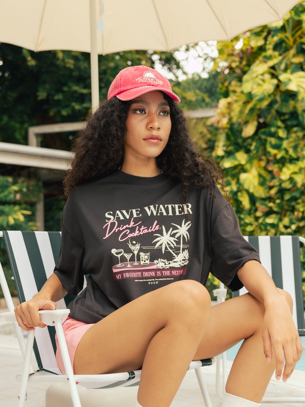 Save Water Oversized T-shirt